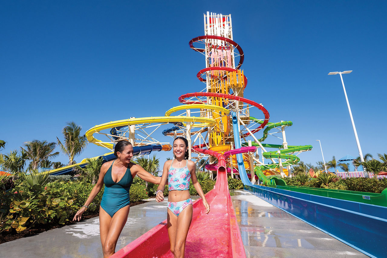 Mother and Daughter at Thrill Waterpark