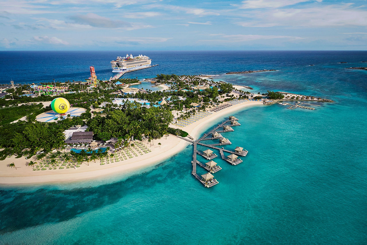 aerial view of cabana beach