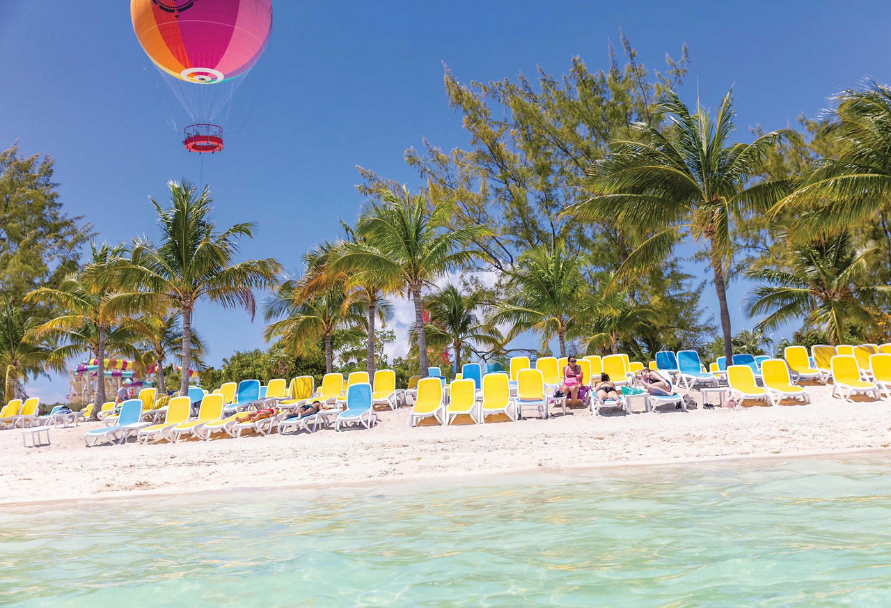 lounge chair cove beach
