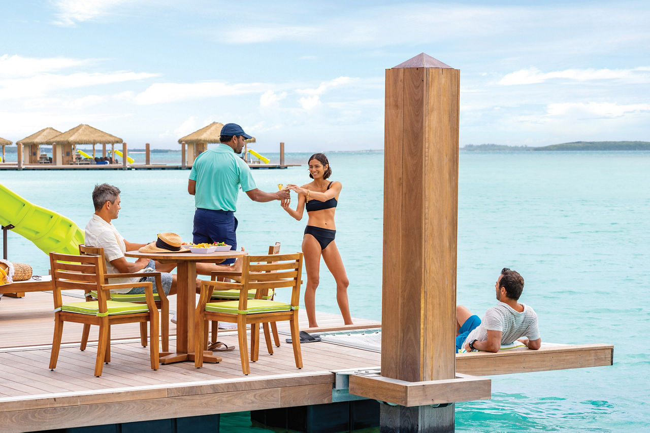 Coco Beach Club Floating Cabana Service, Perfect Day at Coco Cay