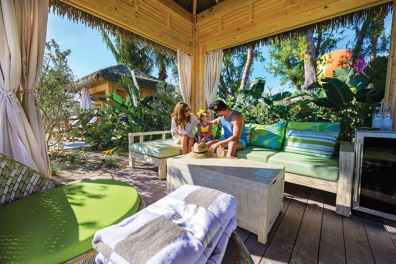 Coco Beach Club Cabana Family Time, Perfect Day at Coco Cay 