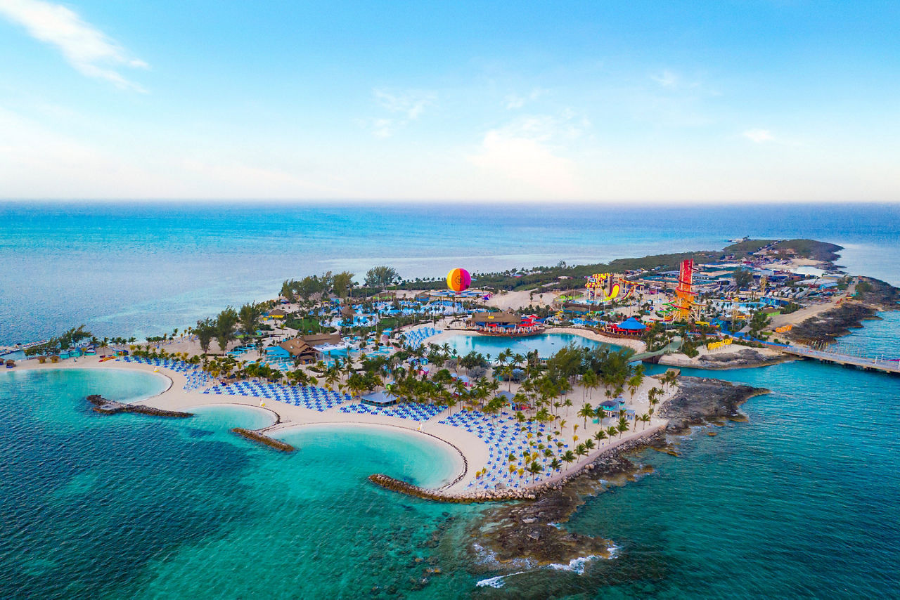 Perfect Day Coco Cay Island Aerial 