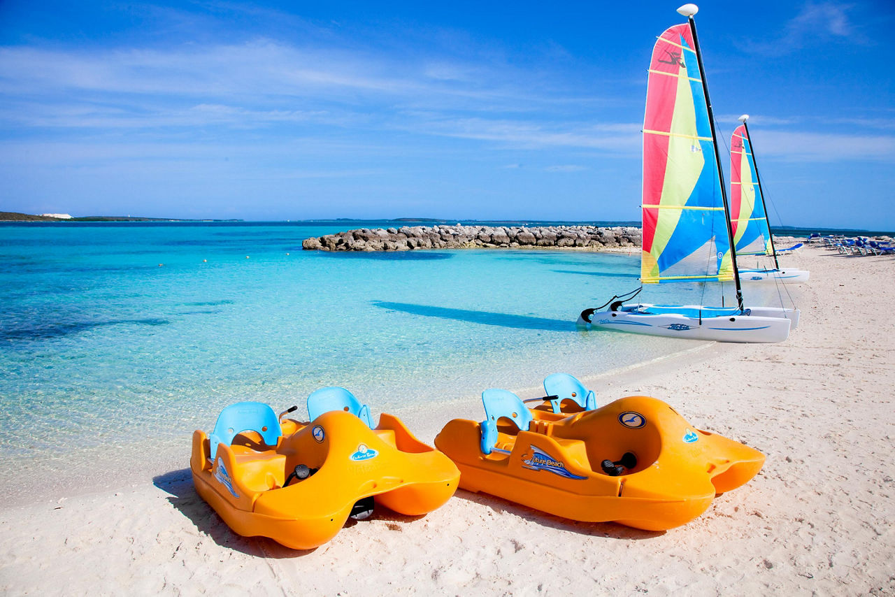 Perfect Day Island CocoCay Bahamas Paddle Boats