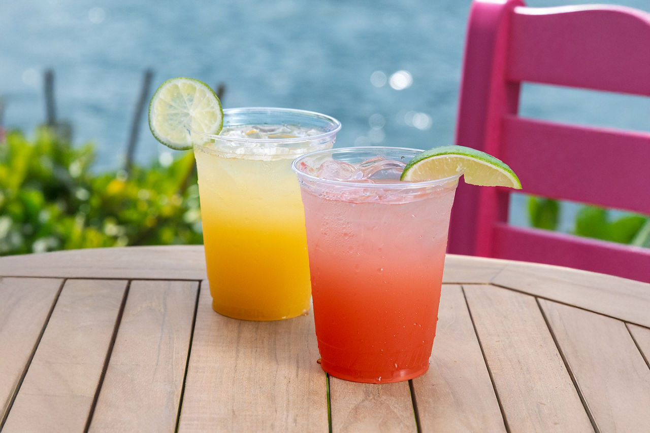 RBC Paradise Island Blood Orange Margarita and Paradise Punch