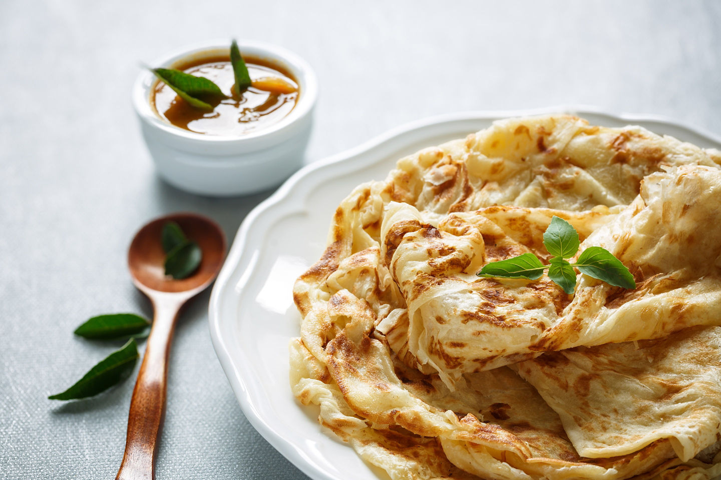 Roti is a soft flatbread stuffed with curried meats, vegetables and Caribbean-influenced spices. - Charlotte Amalie, St. Thomas