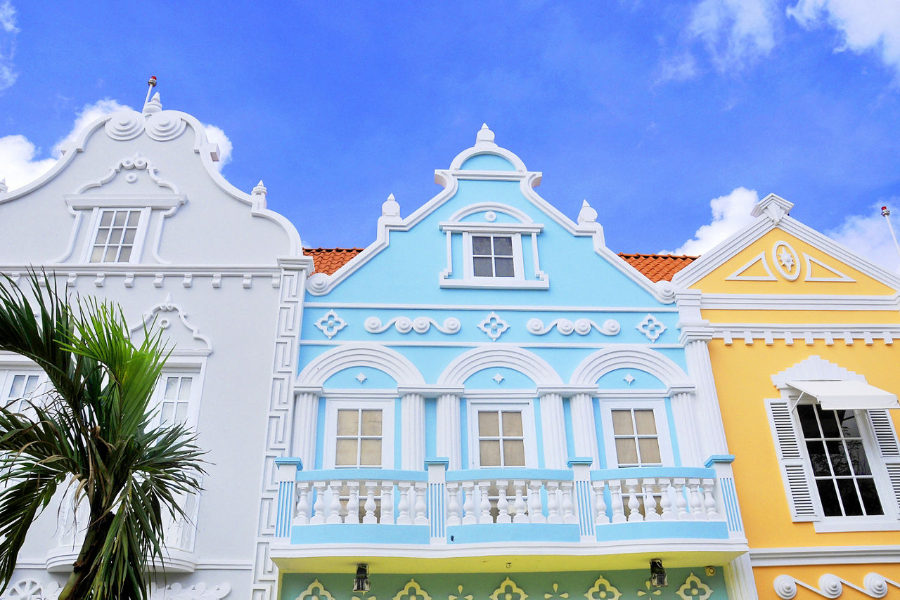 Oranjestad Aruba Colorful Homes