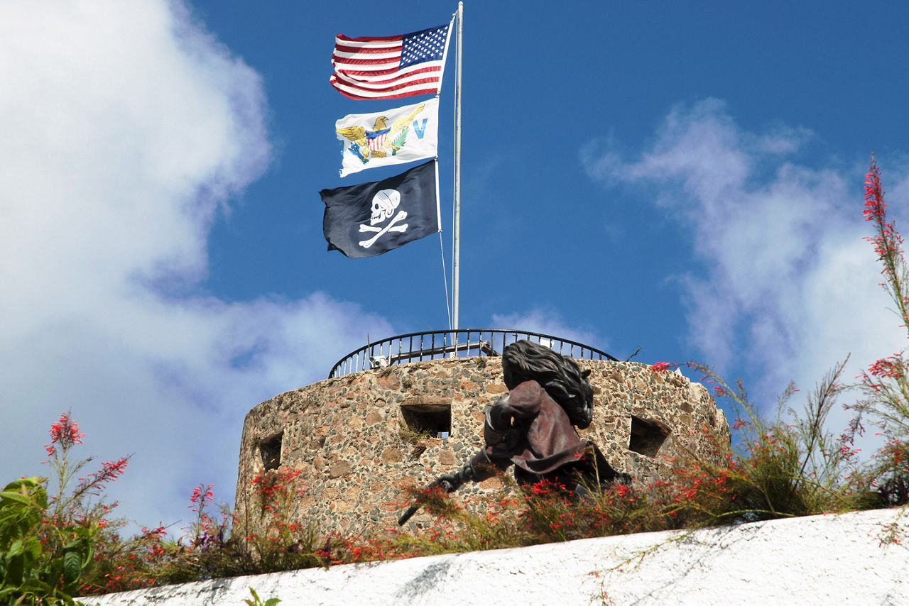 US Virgin Islands Blackbeard Castle 