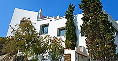Close view of Salvador Dali House. Spain.