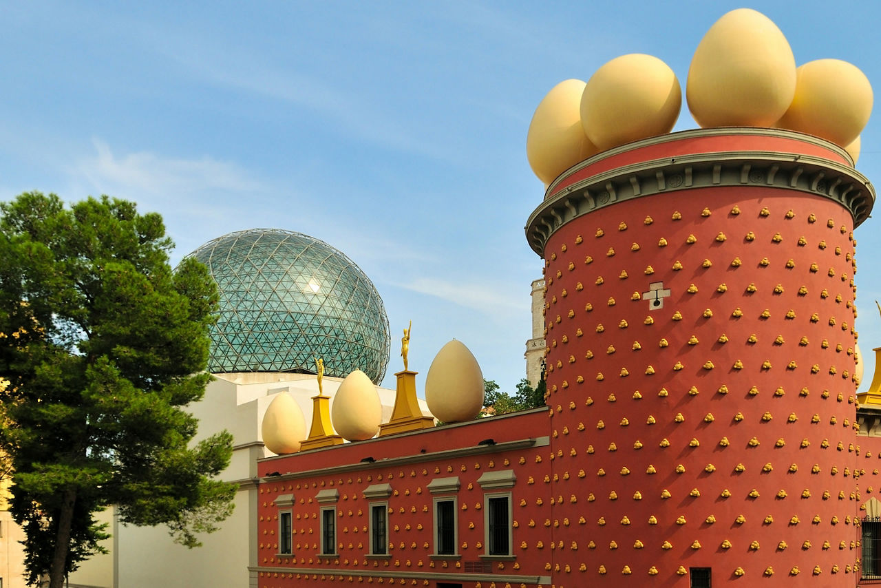 The Museum of Salvador Dali in Figueras, where Dali is buried. Spain.