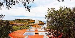 View of Salvador Dali’s home. Spain