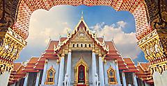 Thailand, Bangkok Marble Temple