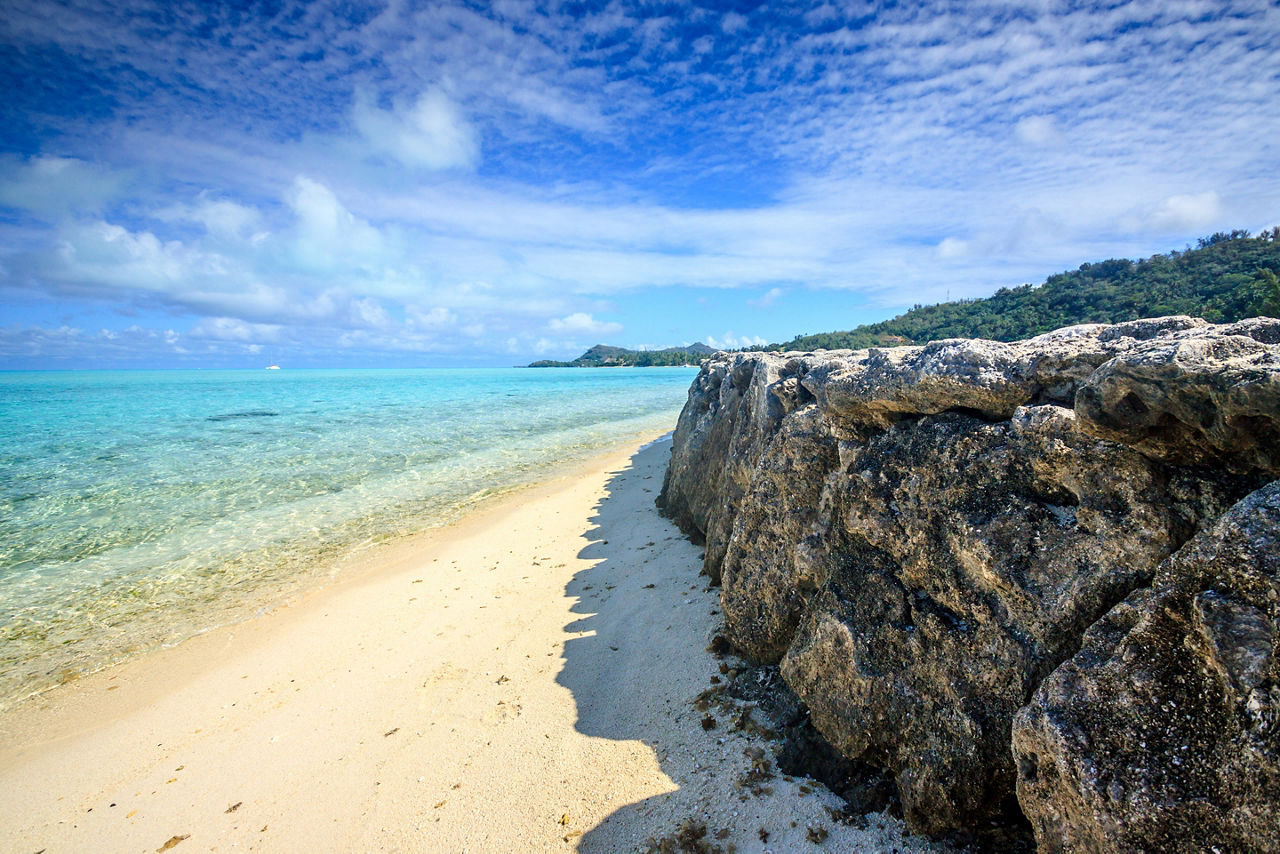 Matira Beach Bora Bora French Polynesia