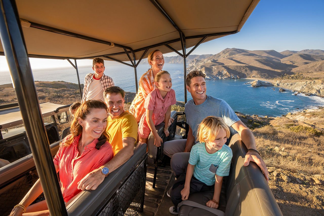 Family at Catalina Island