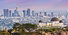 Griffith Park and Los Angeles Skyline