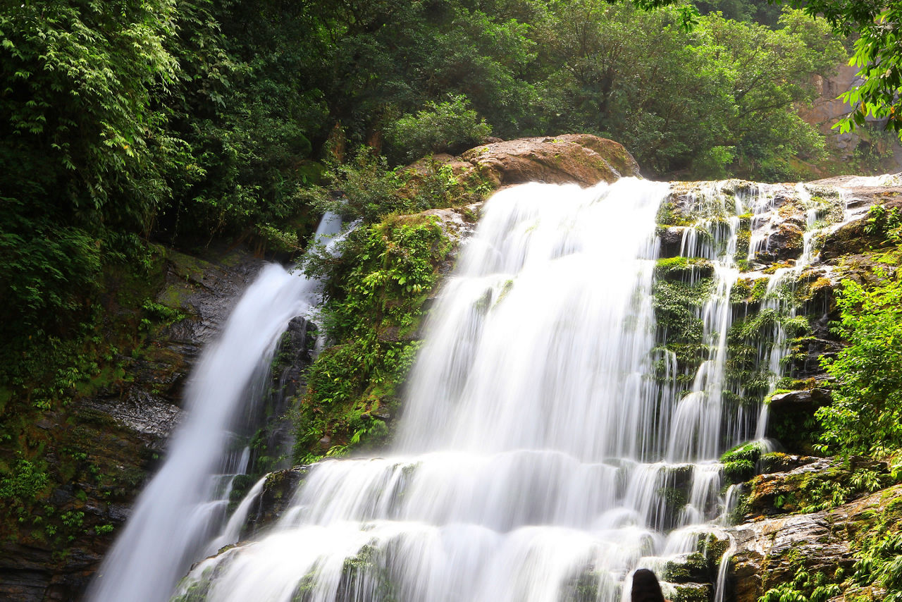 Slow down your camera's shutter speed for snaps of blurry water.