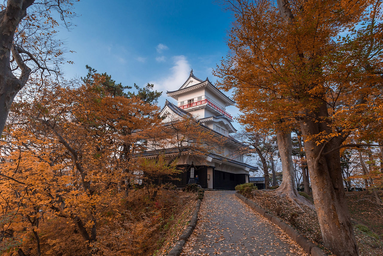 Japan Akita Kabuta Castle Fall