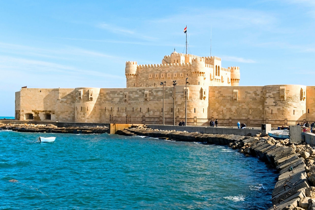 The Fortress in Alexandria, Egypt