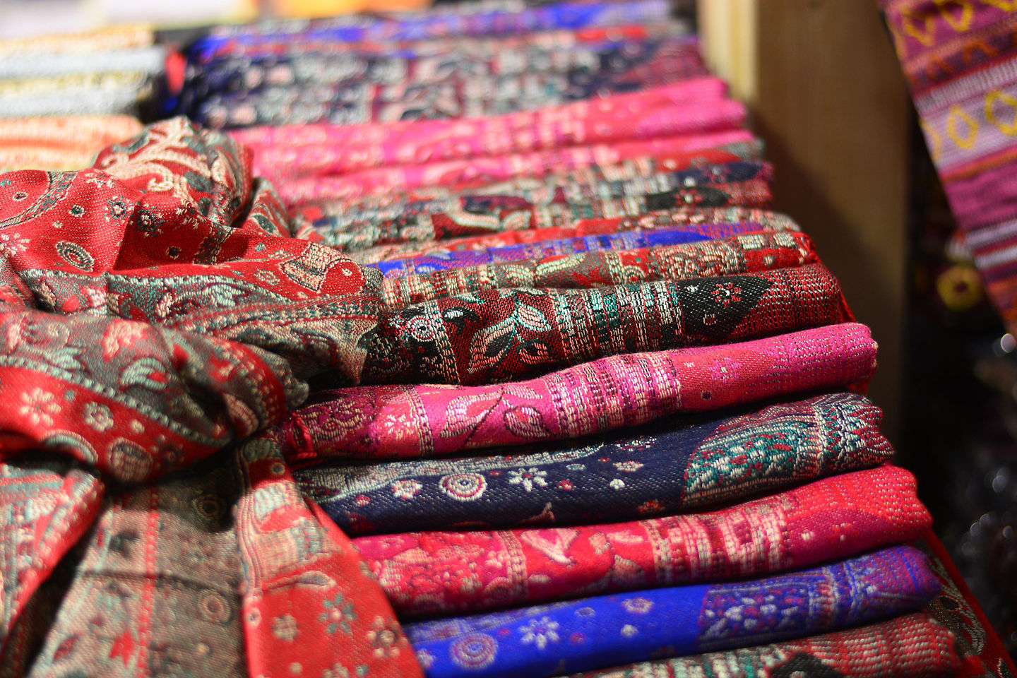 Alexandria’s souk displays vibrant textiles, lamps, and crafts in a lively open‑air market. - Alexandria, Egypt
