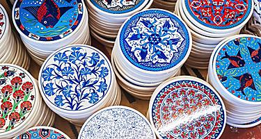 National products of Cypriots from ceramics in Cyprus. 