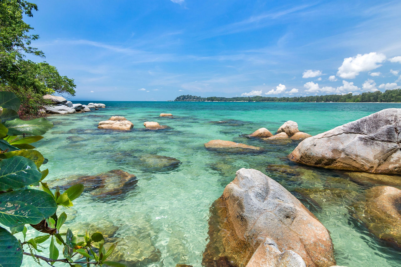 Clear Waters in Bintan Island Indonesia
