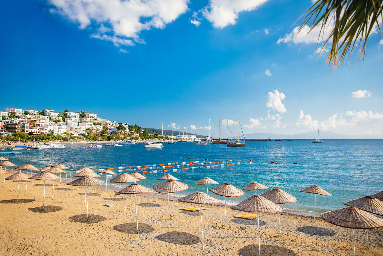 There are few more relaxing places in Turkey than Bodrum Beach. 