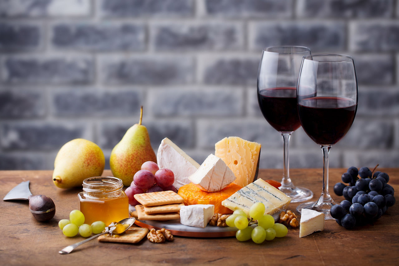 France Wine Cheese Table