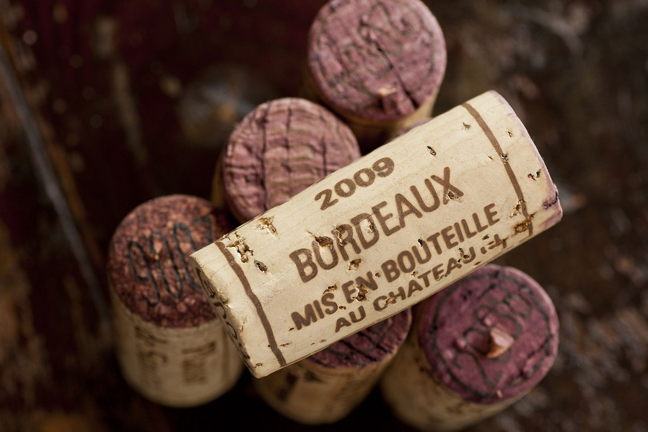 France Bordeaux Wine Cork Red