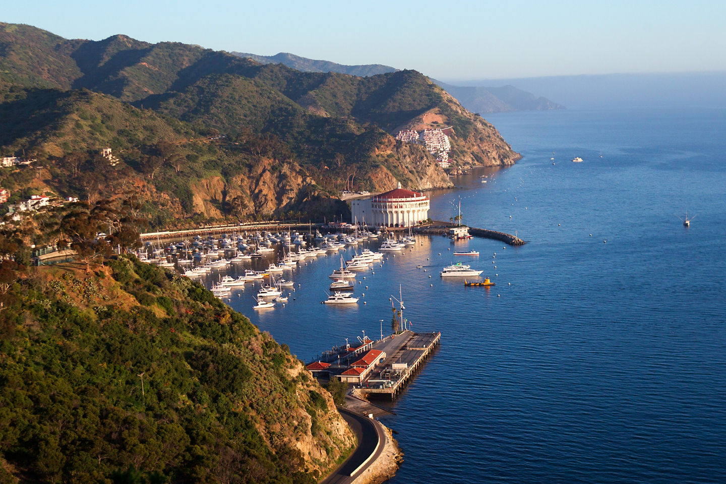 Catalina Island offers snorkeling, kayaking, charming Avalon, and relaxing island vibes ideal for romantic getaways. - Catalina Island, California