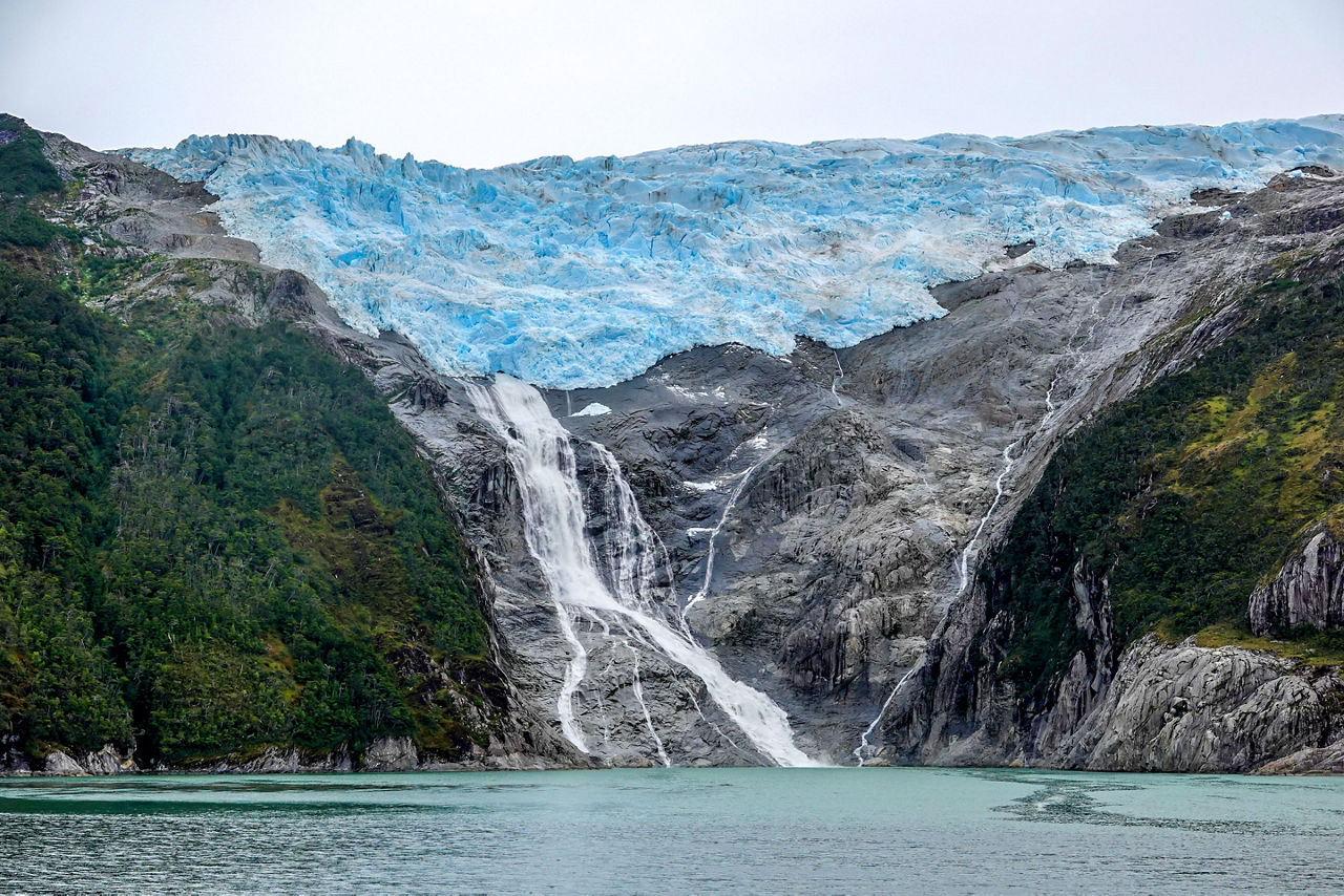 The Spanish Glacier within the Chilean Fjords