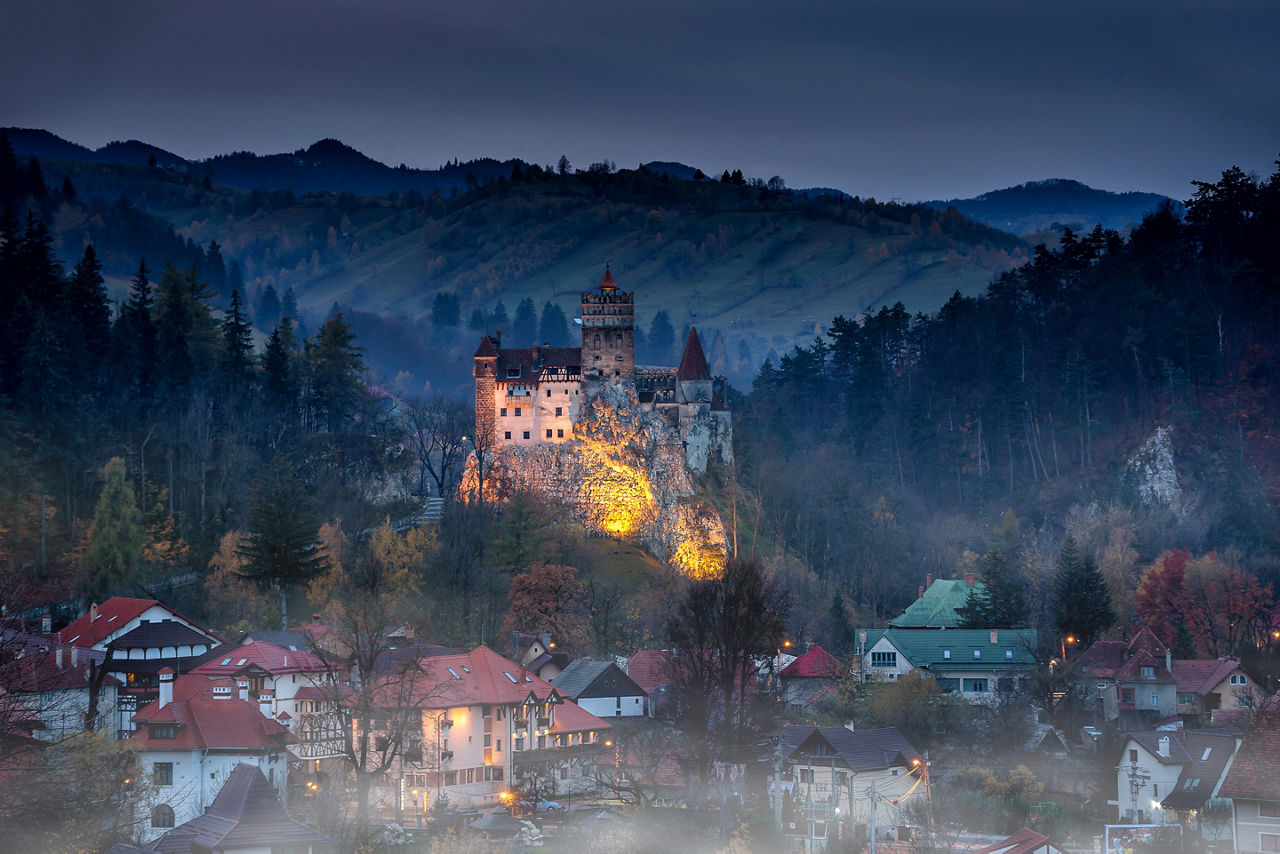Bran castle Dracula castle in Transilvania ,Romania