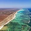 Aerial photography of Cape Range National Park and Ningaloo Reef, Exmouth Western Australia