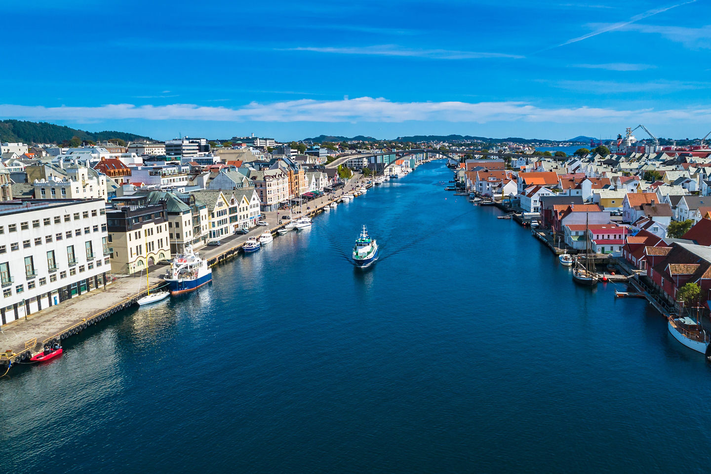 Haugesund’s lively harbor blends coastal charm, maritime history and café culture along its scenic waterfront promenade. - Haugesund, Norway