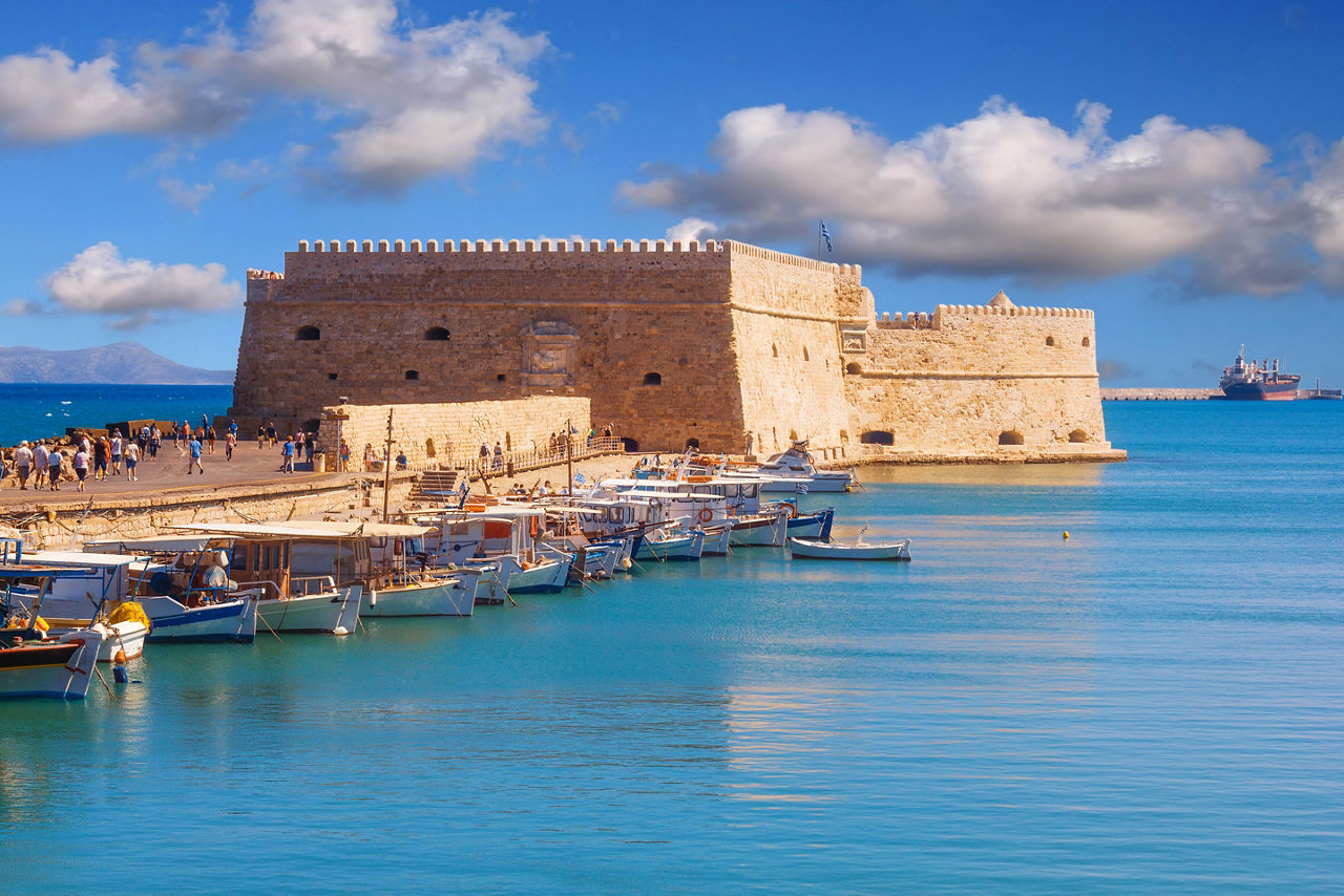 Greece Crete Koules Fortress Heraklion City