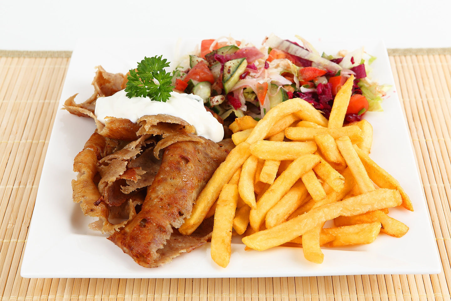 Fresh Istanbul döner is sliced and served warm, showcasing classic Turkish street‑food flavors. - Istanbul, Turkey