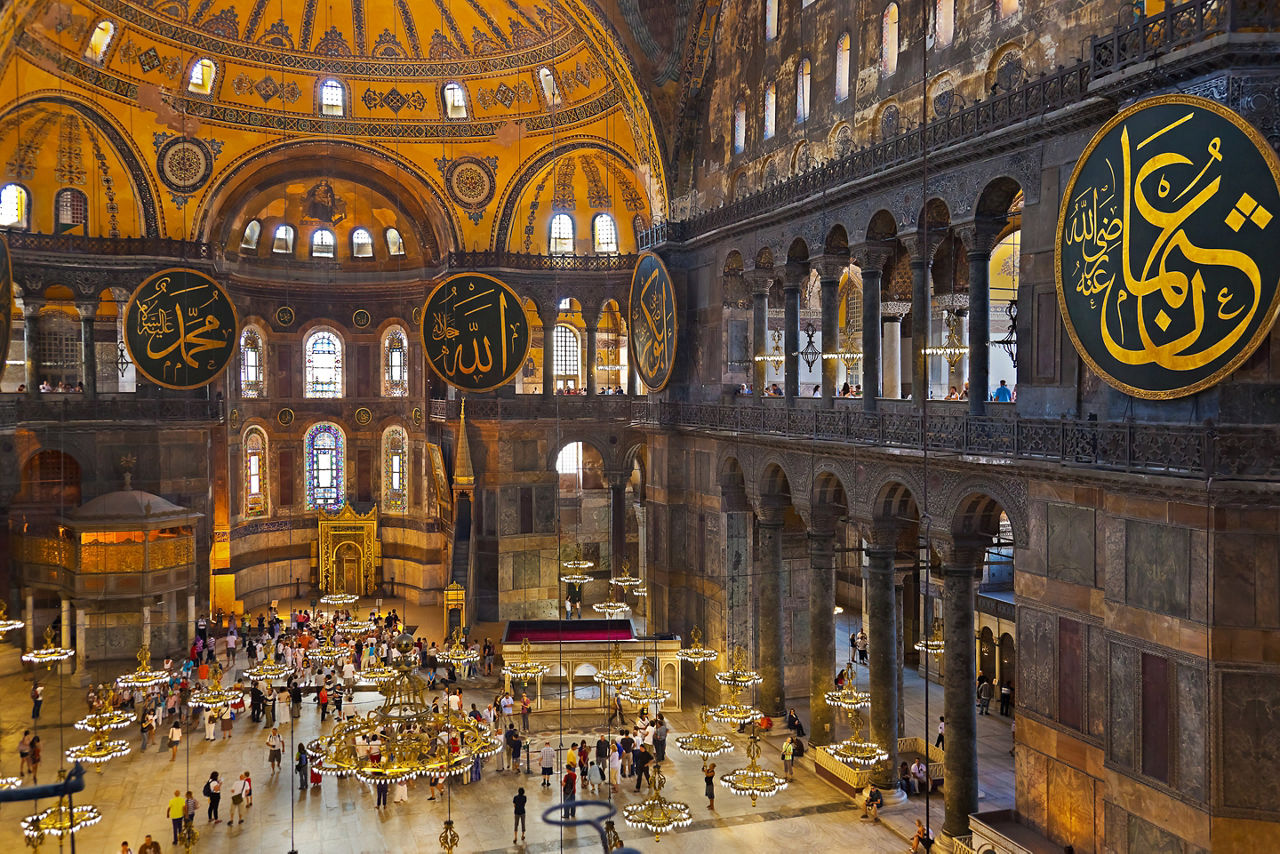 Turkey Hagia Sophia Interior