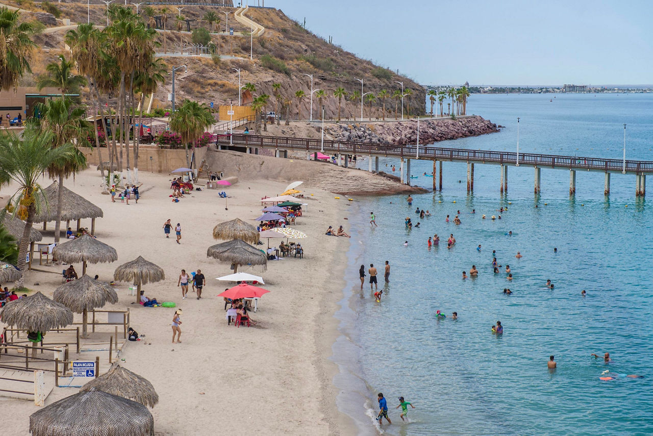 El Coromuel beach, La Paz Baja California Sur Mexico