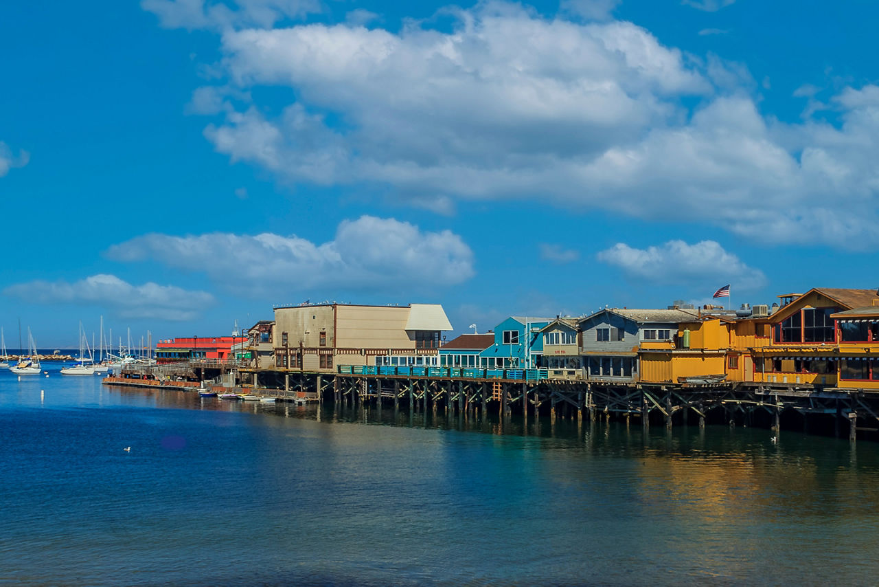 The Old Fisherman's Wharf in Monterey, California