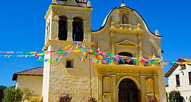 The Cathedral of San Carlos Borromeo, also known as the Royal Presidio Chapel - Monterey, California.