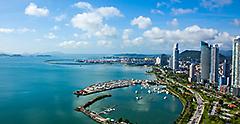 Panama City, Panama, Aerial View