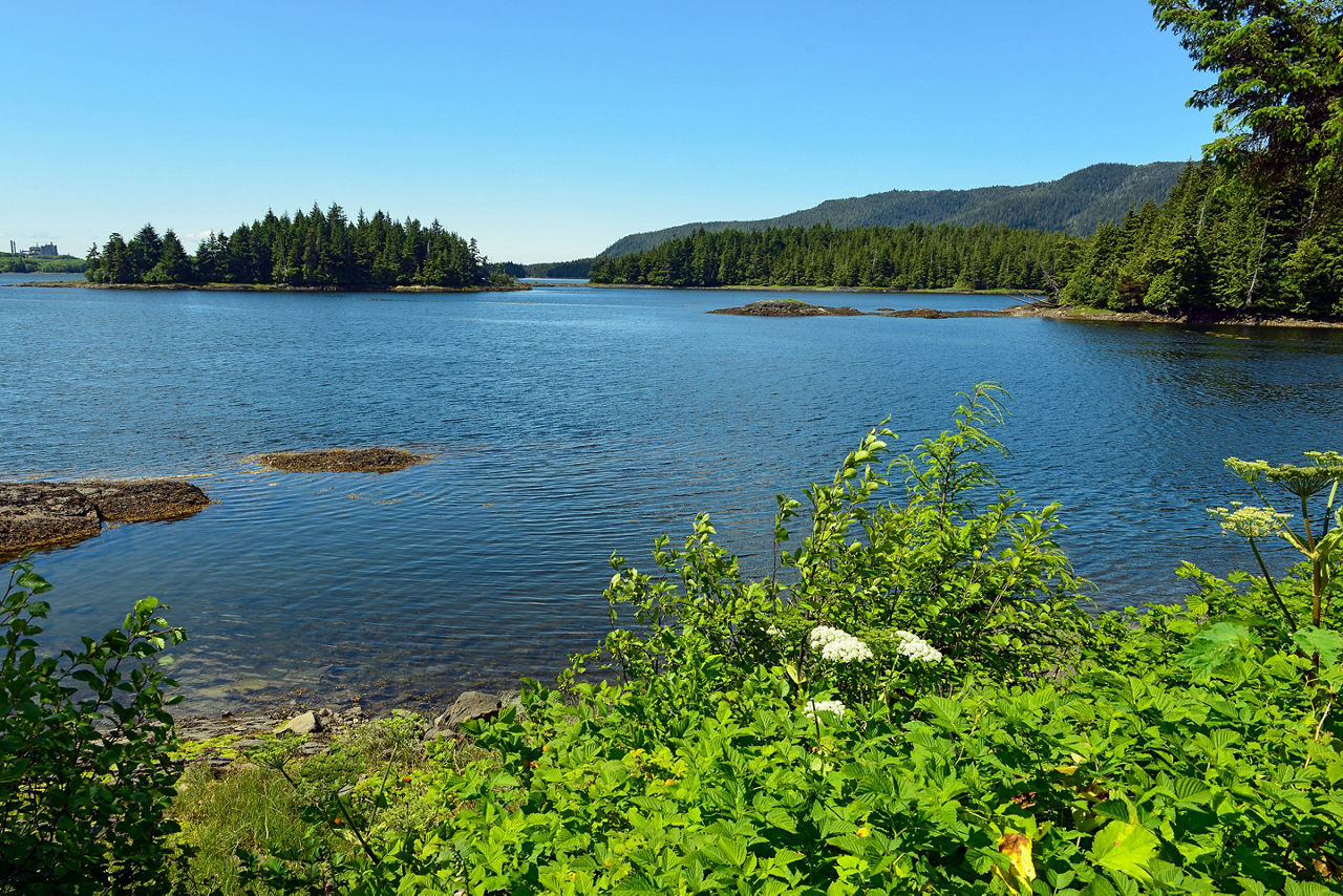 Beautiful Lake Near Port Edward at Prince Rupert British Columbia