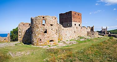 Hammershus castle - the biggest Northern Europe castle ruins 
