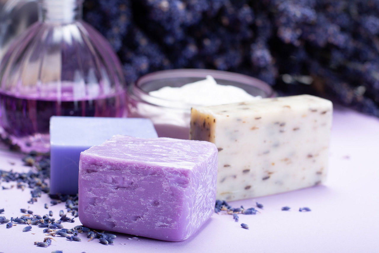 Saint Pierre Local Shopping Lavender Soap and Essential Oil