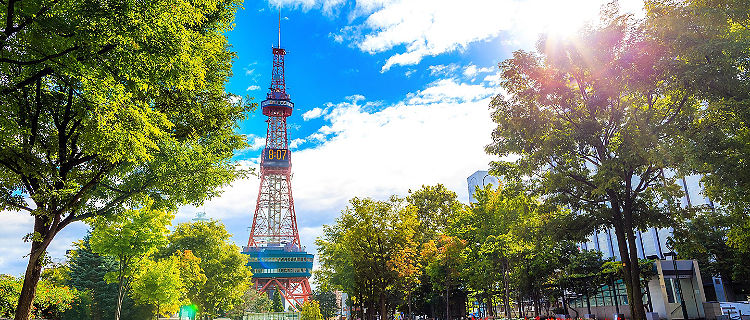 The Sapporo TV Tower in Sapporo, Japan