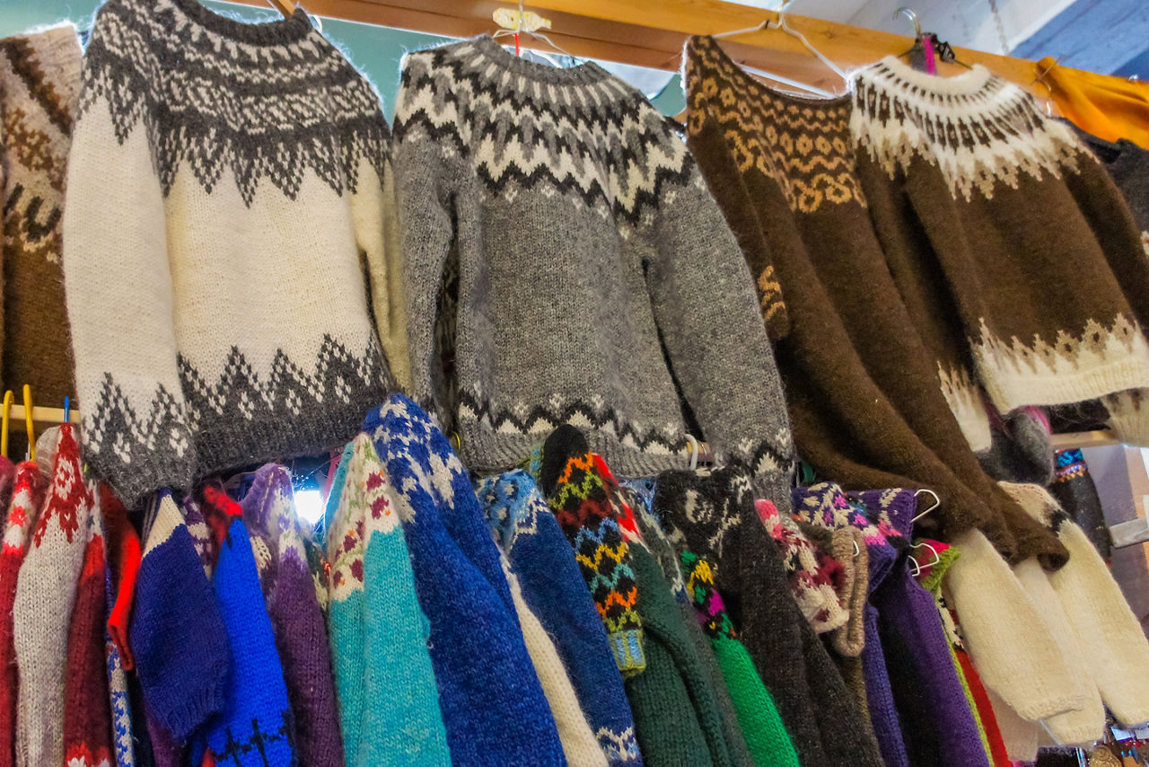 Wool sweaters are one of the most beloved garments in Iceland. 