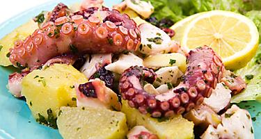 Octopus Salad with Potatoes Local Cuisine
