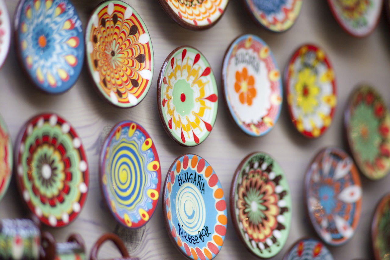 Bulgarian national handmade ceramic souvenirs