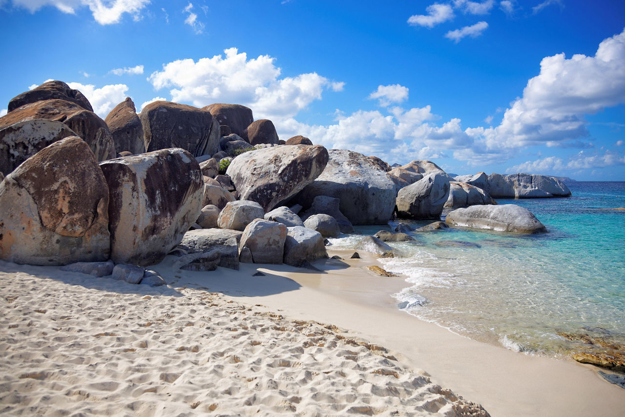 Virgin Gorda Granite Rocks at The Baths Beach