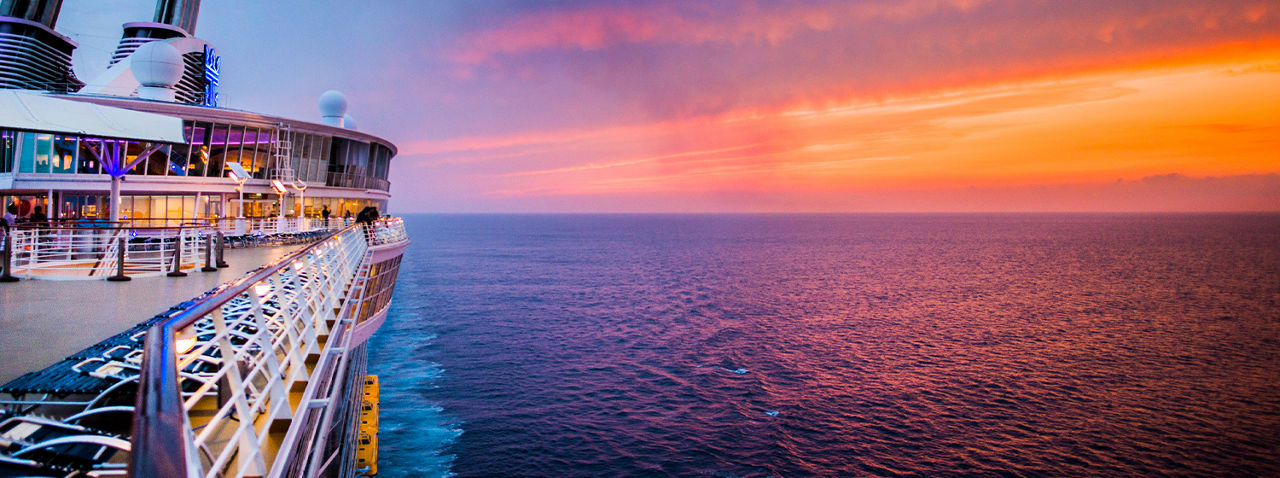 sunset cruise deck sailing