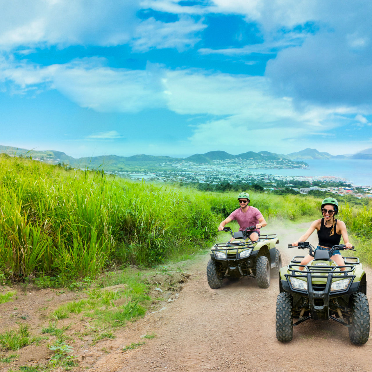 Couple Basseterre St Kitts Square 1050 1050 NF 2x