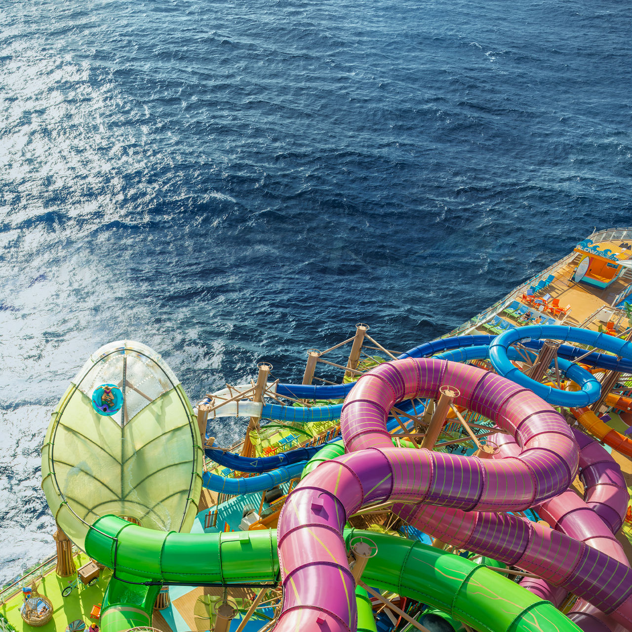 may caribbean cruise deals icon of the seas thrill island aerial view square 1050 1050